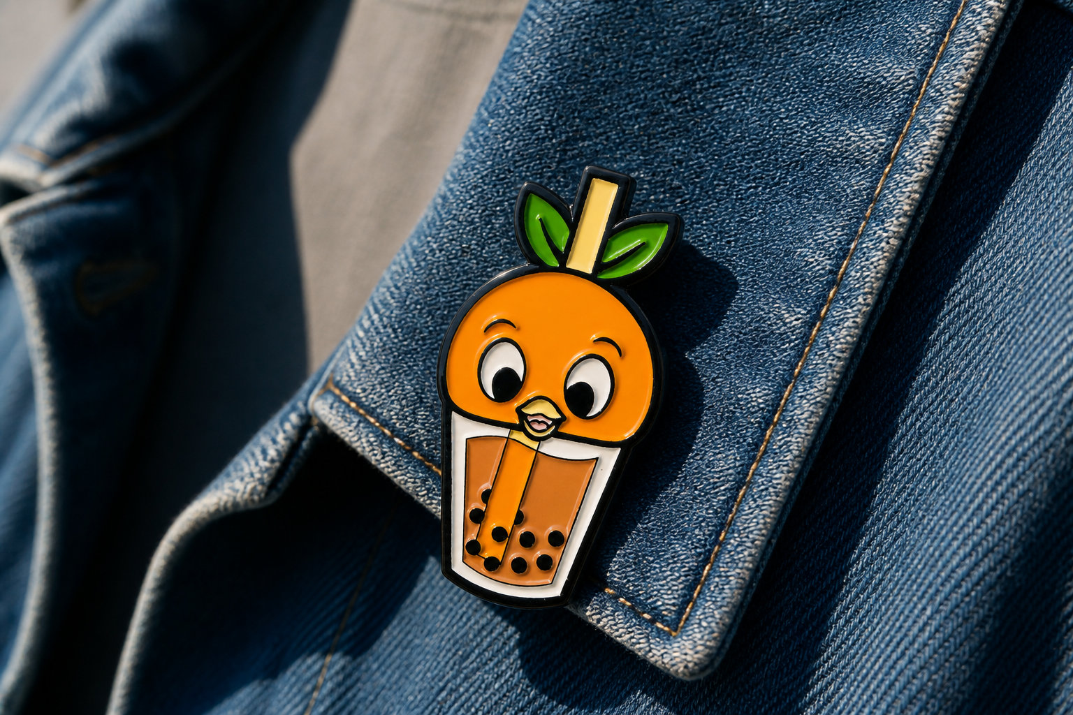 Orange Bird Pin: Capture A Burst Of Citrus Sunshine
