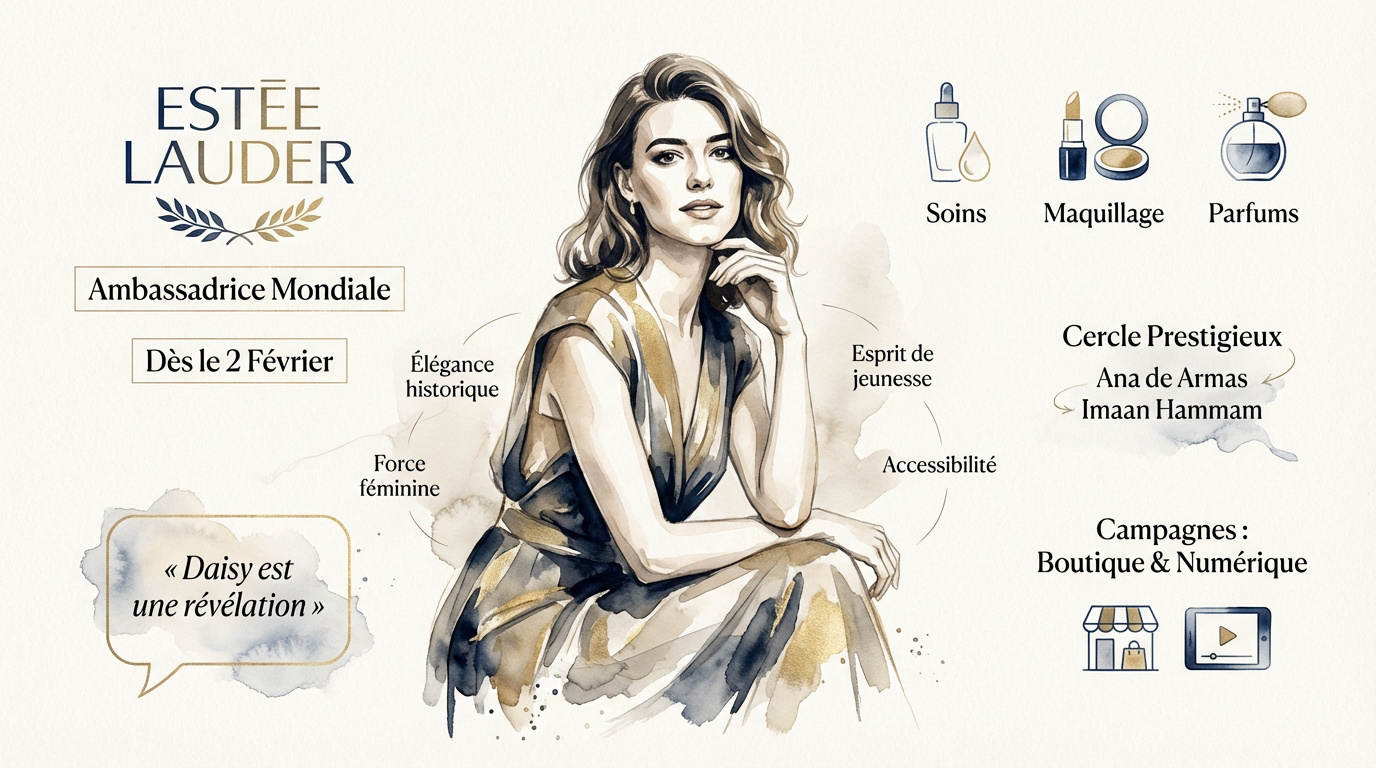 Daisy Edgar-Jones ambassadrice mondiale Estée Lauder