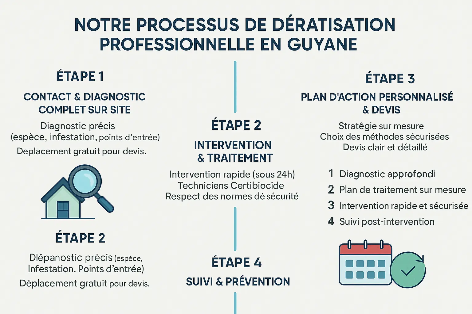 Processus de dératisation professionnelle en Guyane