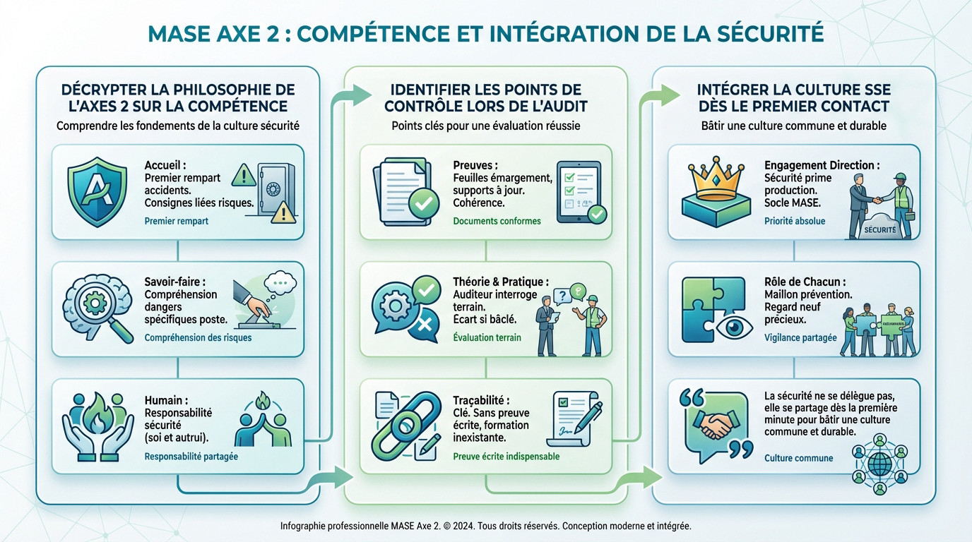 Exigences MASE axe 2 compétence et intégration sécurité