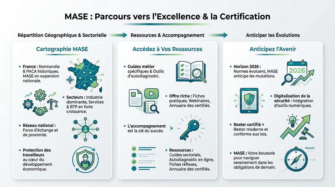 Parcours vers l'excellence et la certification MASE pour les entreprises