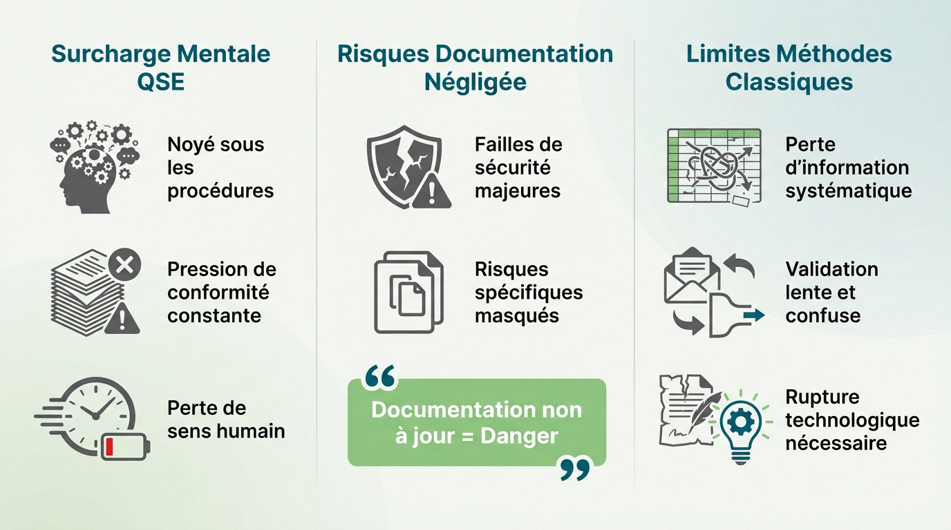 Responsable QSE surchargé par la documentation administrative du référentiel MASE