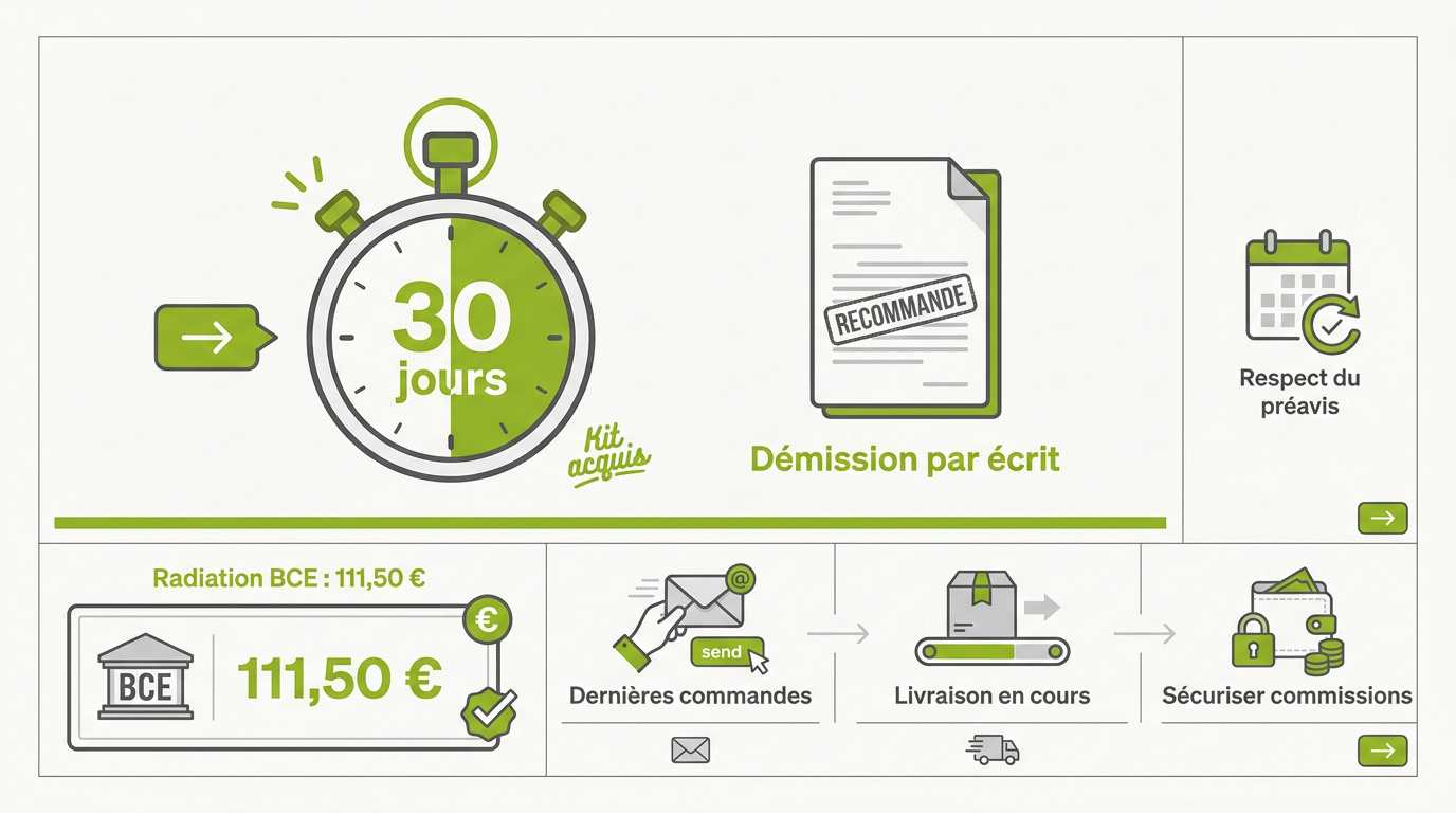Procédure de démission H2O Belgique