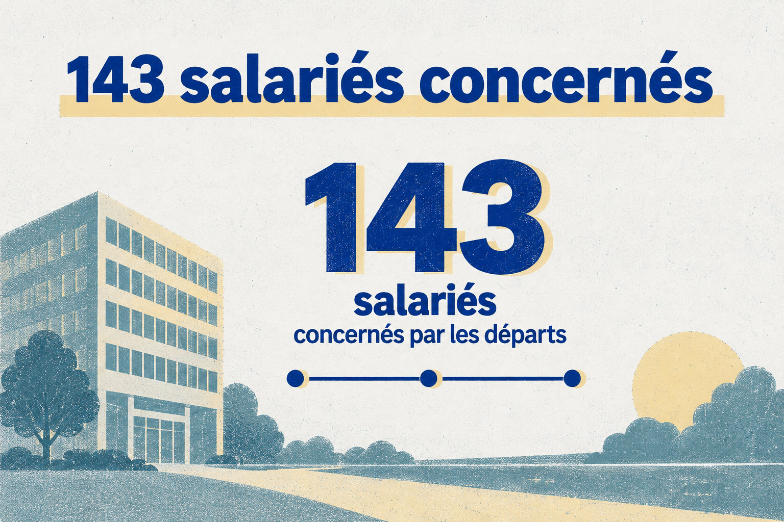 La restructuration de Cannondale prévoit le départ de 143 salariés concernés, avec des départs échelonnés du 21 décembre 2026 au 31 décembre 2027.