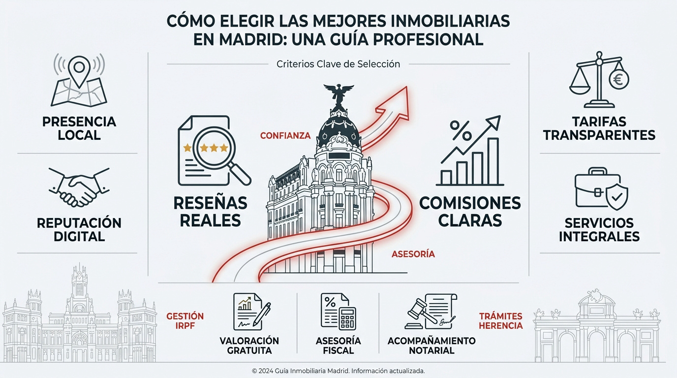 Guía profesional para elegir inmobiliarias en Madrid
