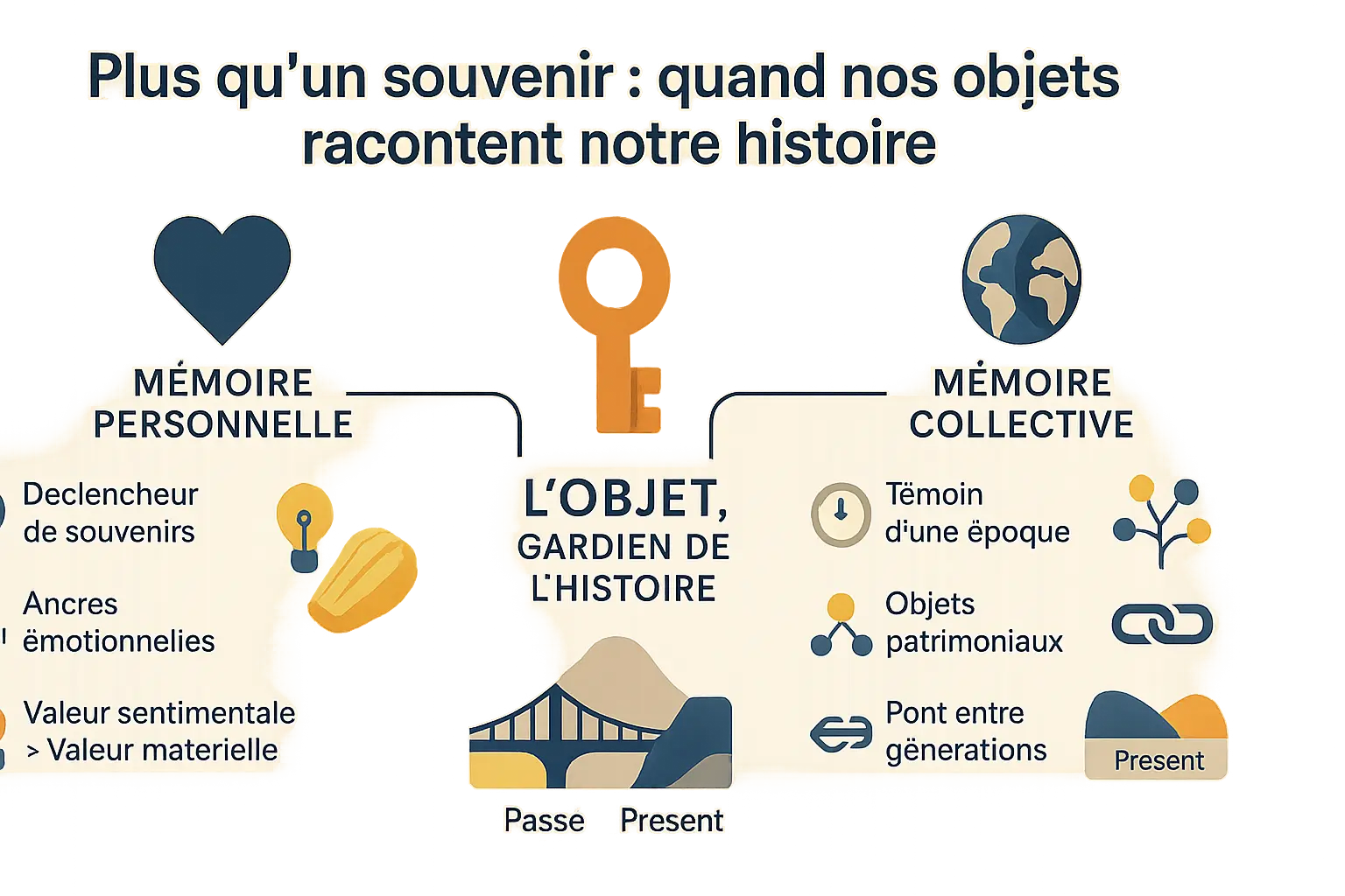 Objets porteurs de mémoire personnelle et collective