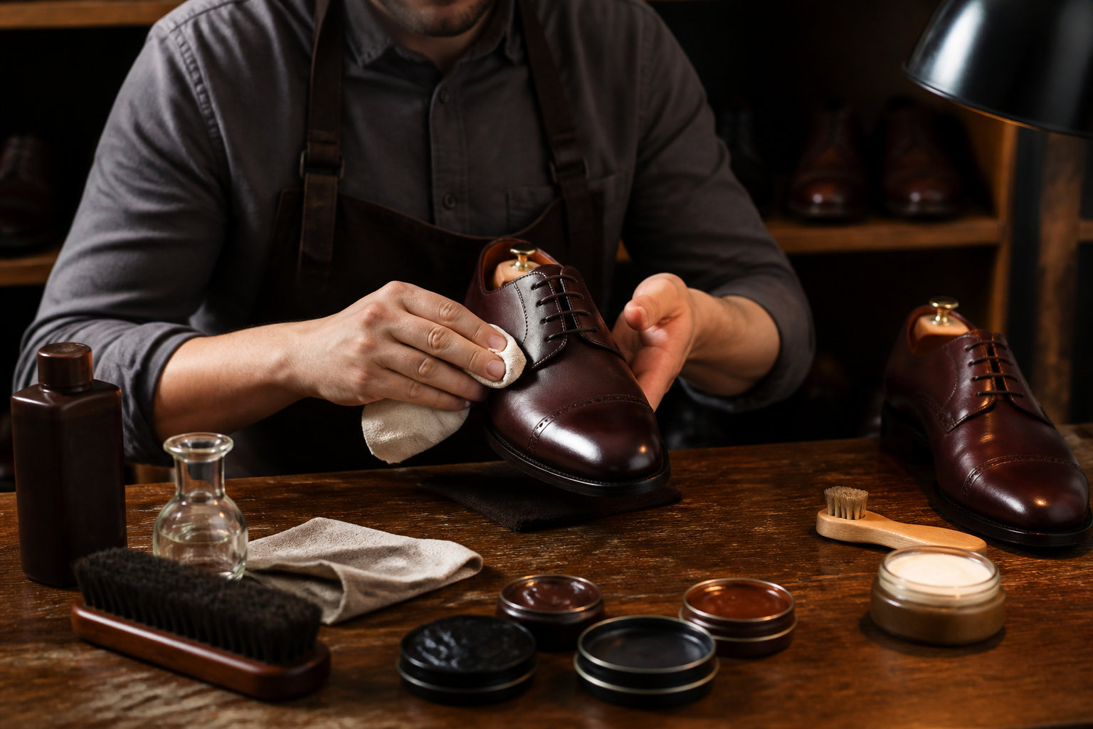 Préserver l'éclat de vos souliers de maître