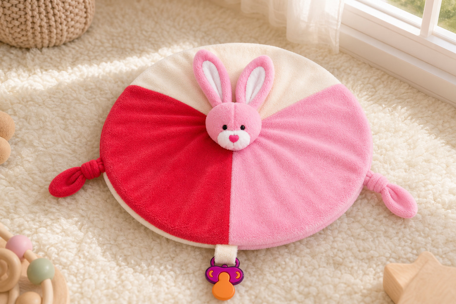 Doudou lapin rose : une dose de douceur pour les petites filles