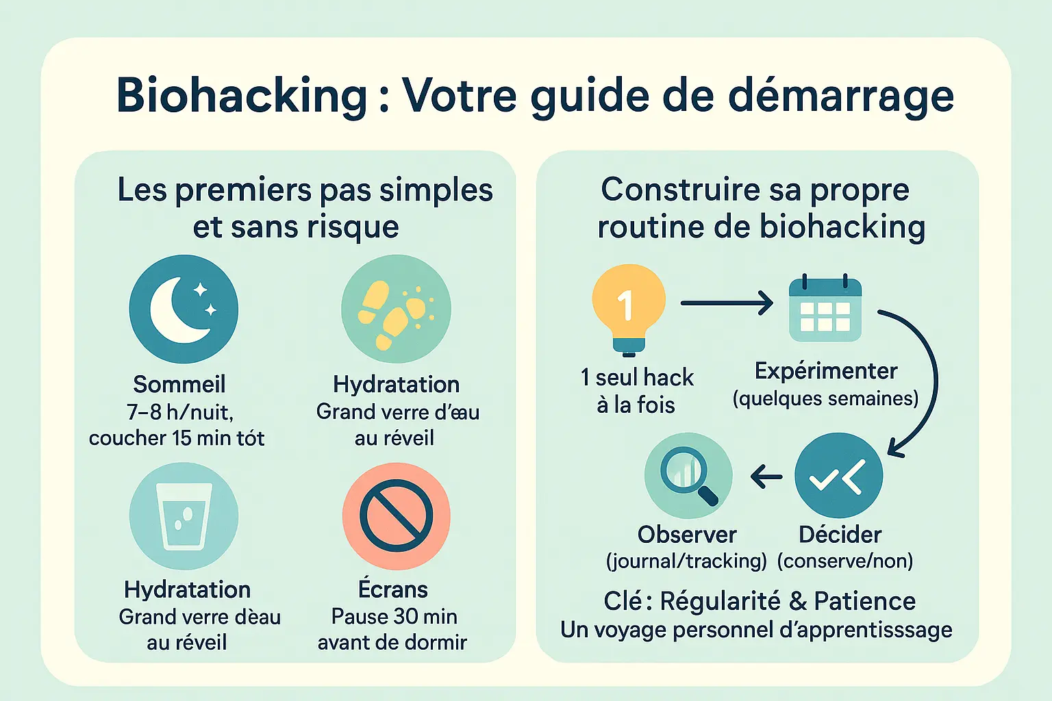 Illustration du biohacking pour les débutants