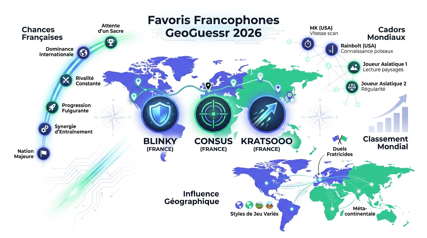 Joueurs de GeoGuessr en pleine compétition devant leurs écrans