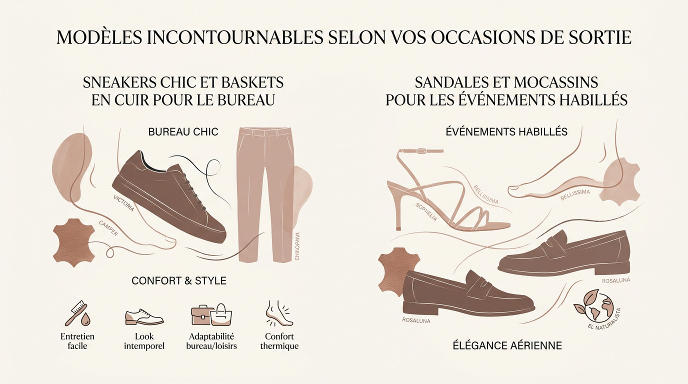 Sélection de chaussures barefoot élégantes pour femmes adaptées au bureau et aux soirées
