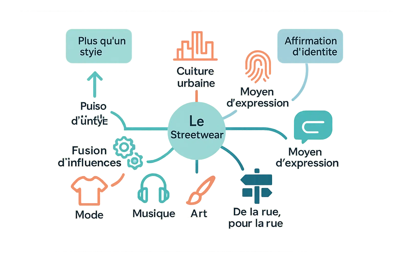 Streetwear culture illustration