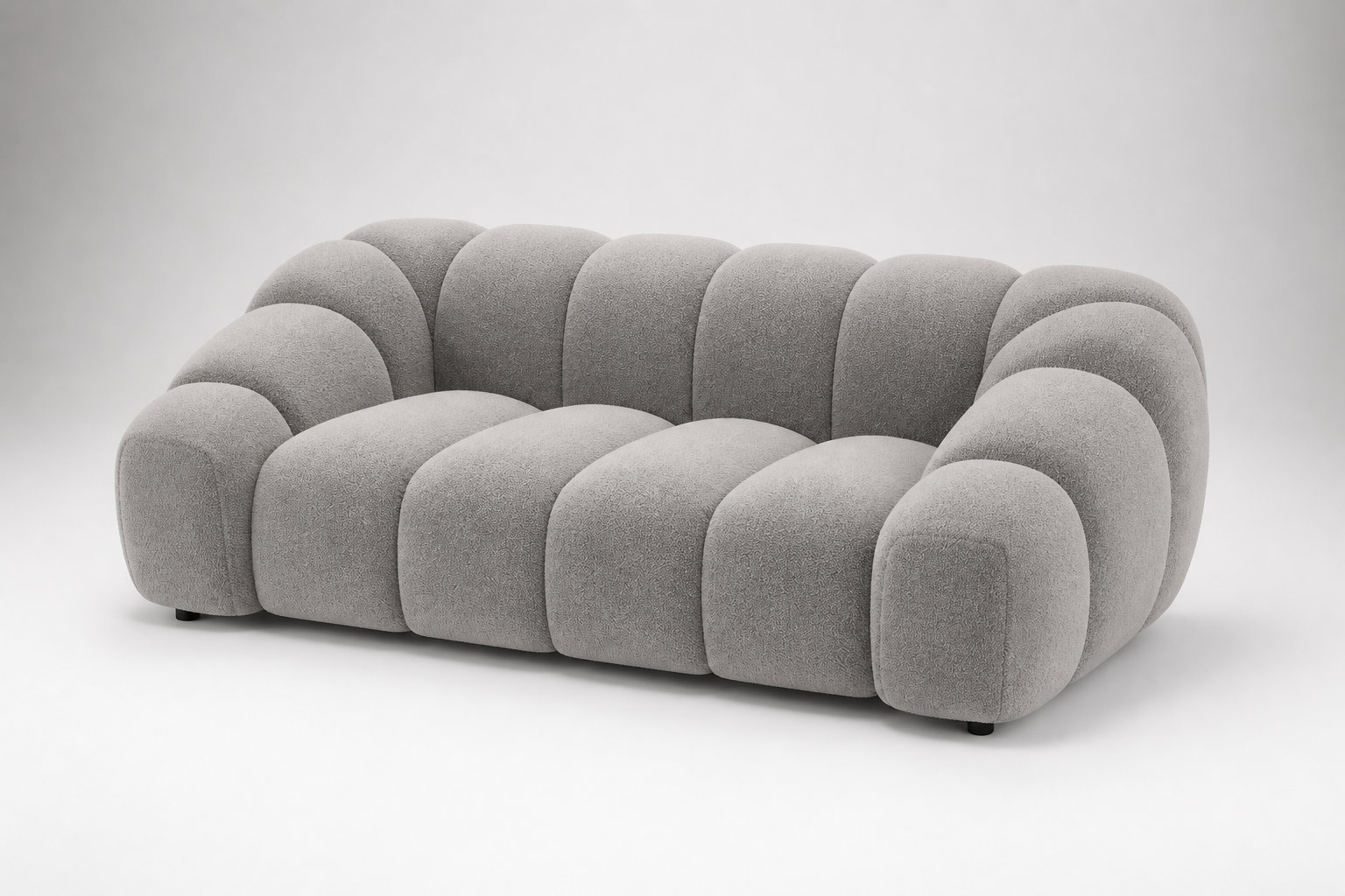 AVA velours gris clair : la clarté du style contemporain