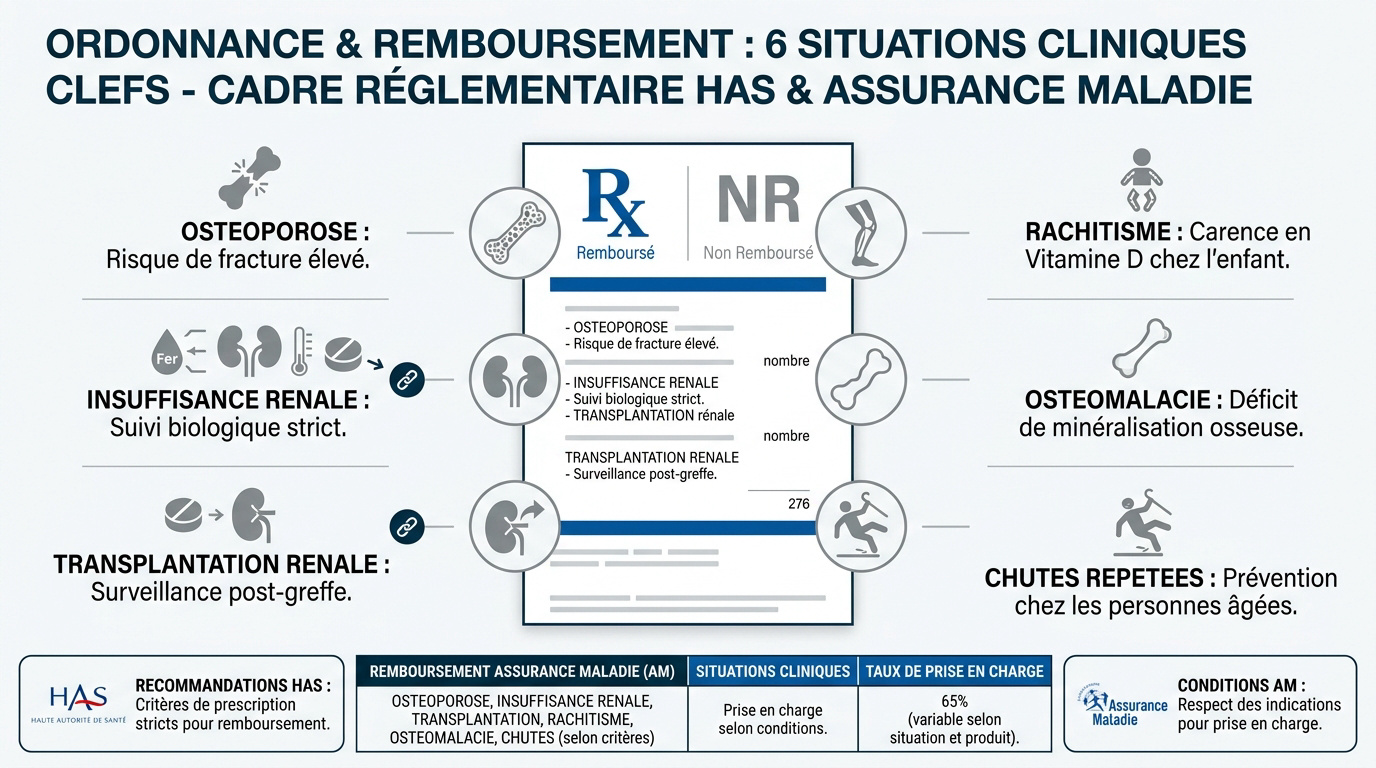 Critères de remboursement vitamine D