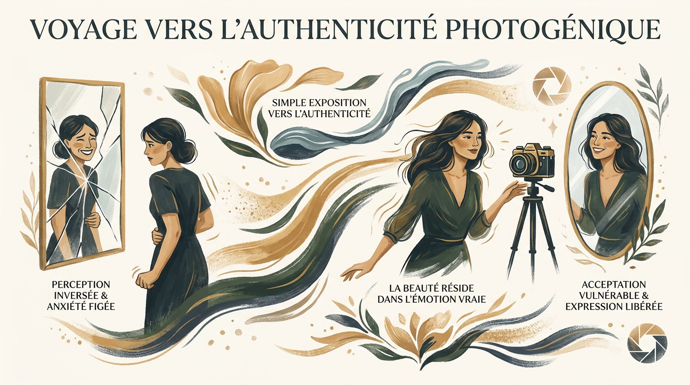 Portrait authentique illustrant la confiance en soi