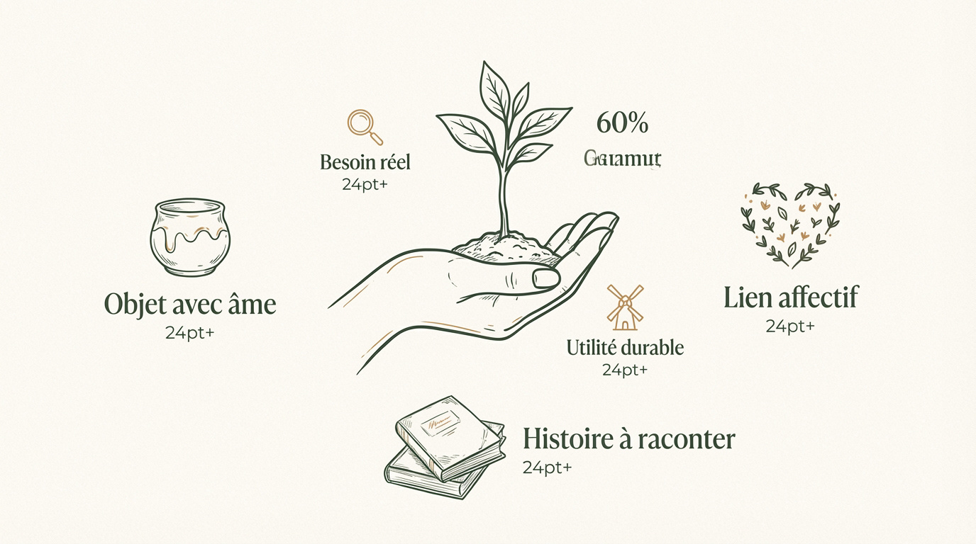 Artisan travaillant avec soin des matériaux nobles pour créer un objet unique