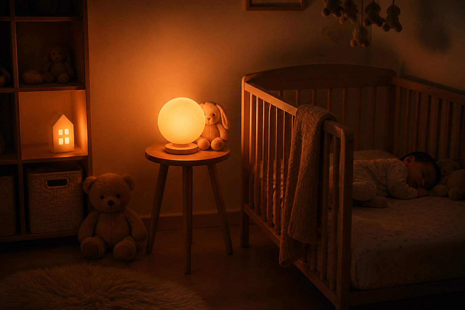 Impact de la lumière sur le cycle de sommeil du nourrisson