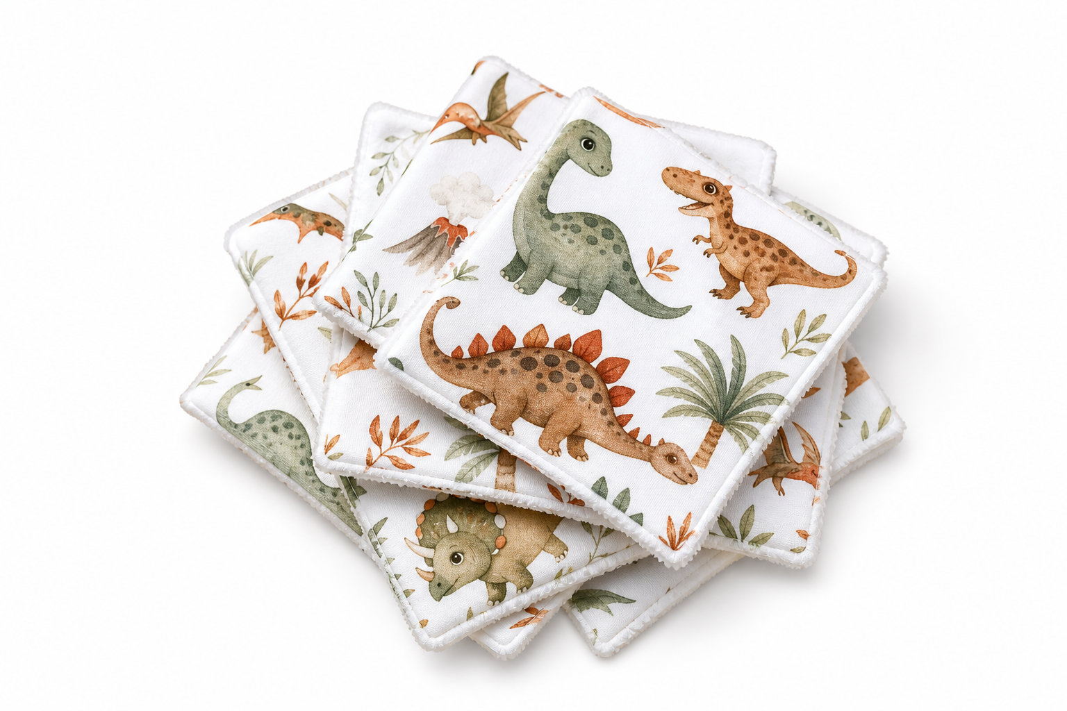 Lingettes lavables Forest aux motifs lapins et faons