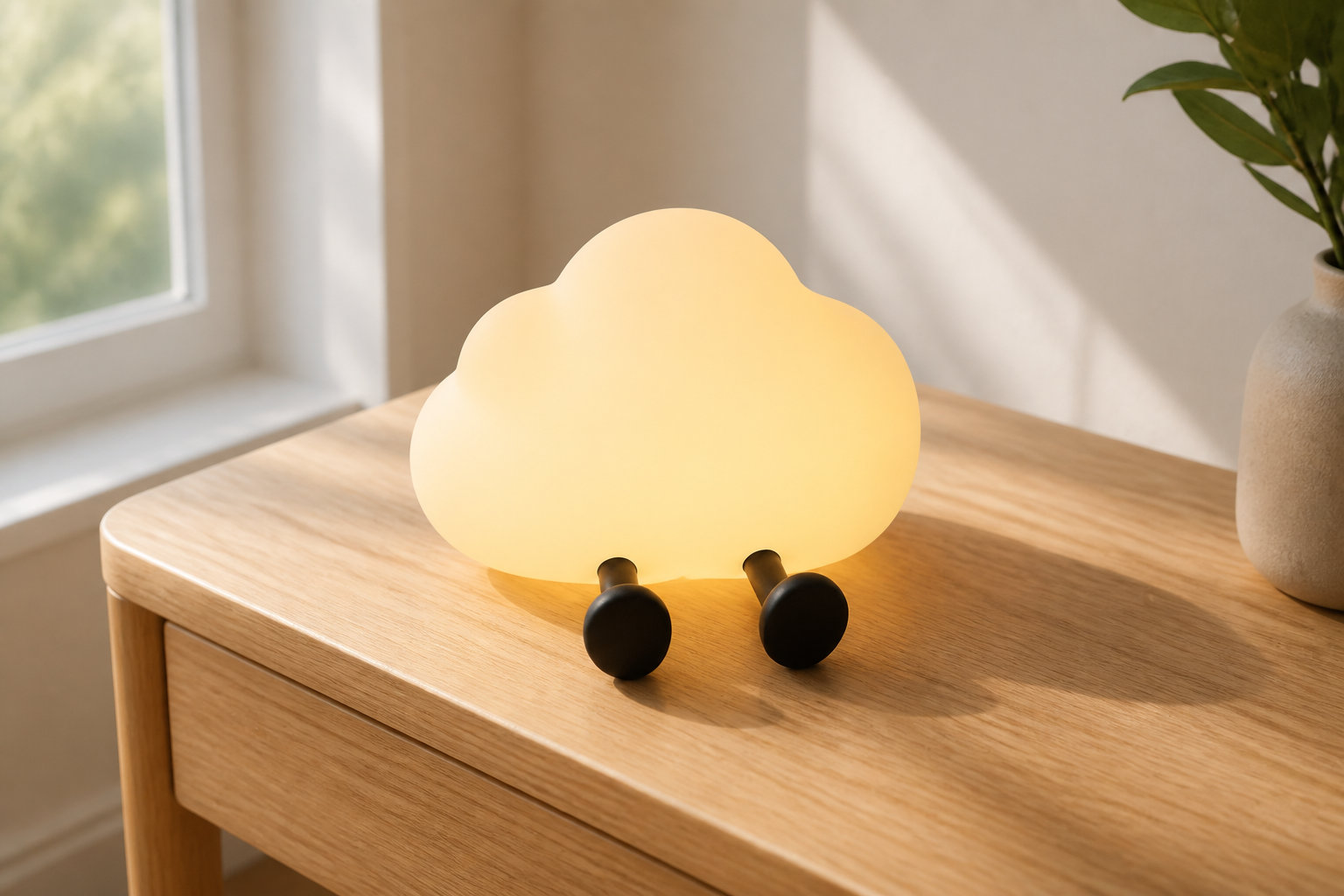 Veilleuse nuage en silicone : la tendresse d'un doudou lumineux