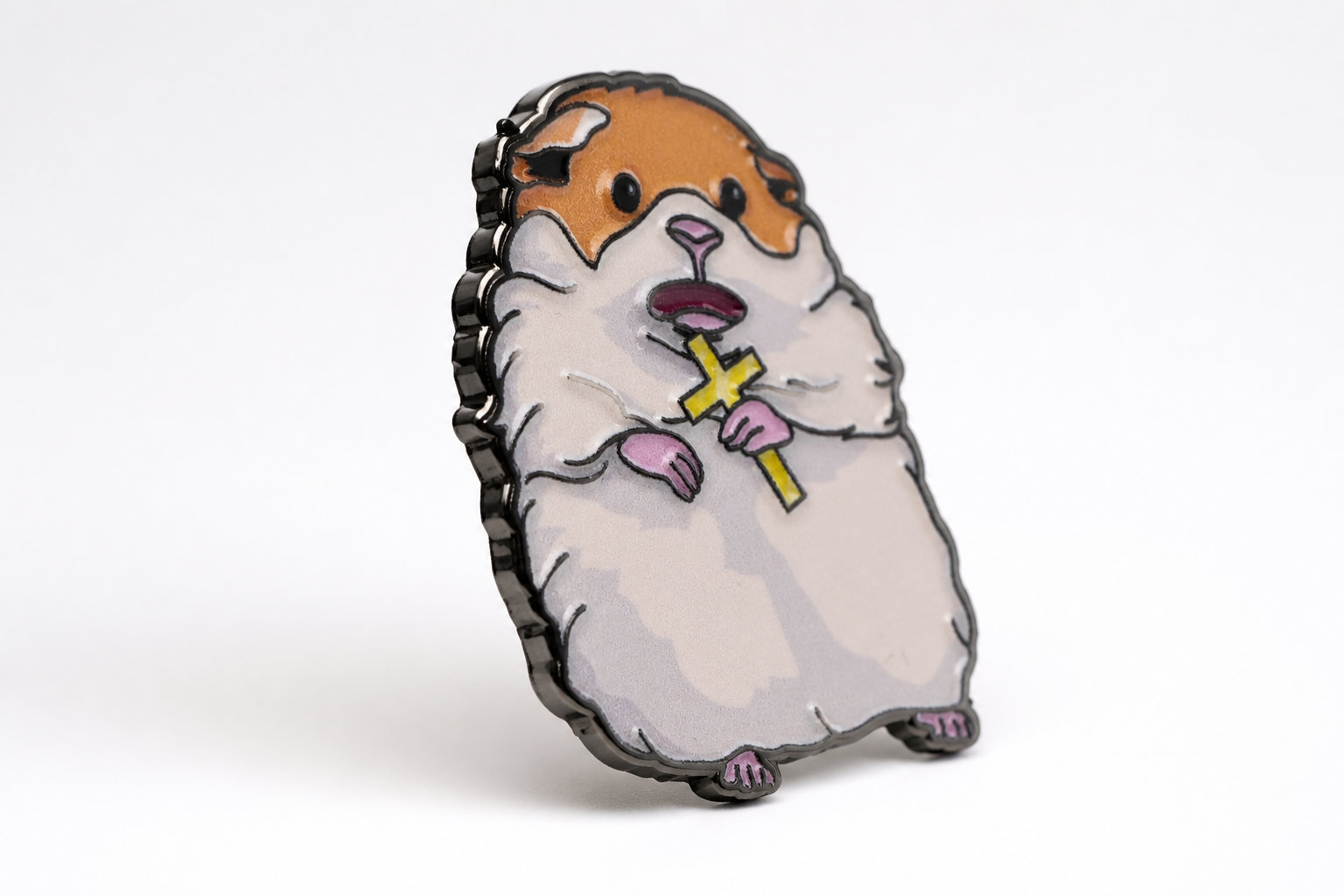 Screaming Hamster Pin for Meme Collectors