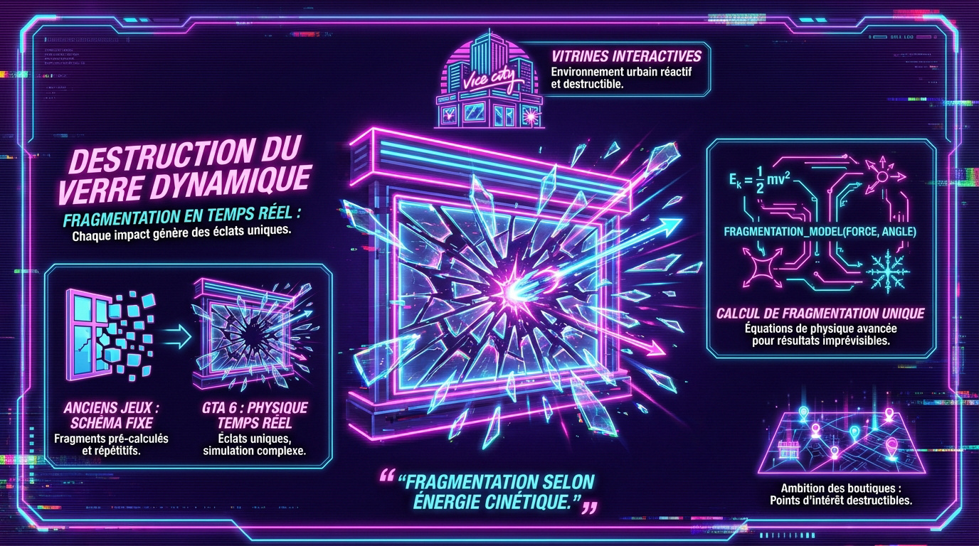 Physique du verre dynamique GTA 6