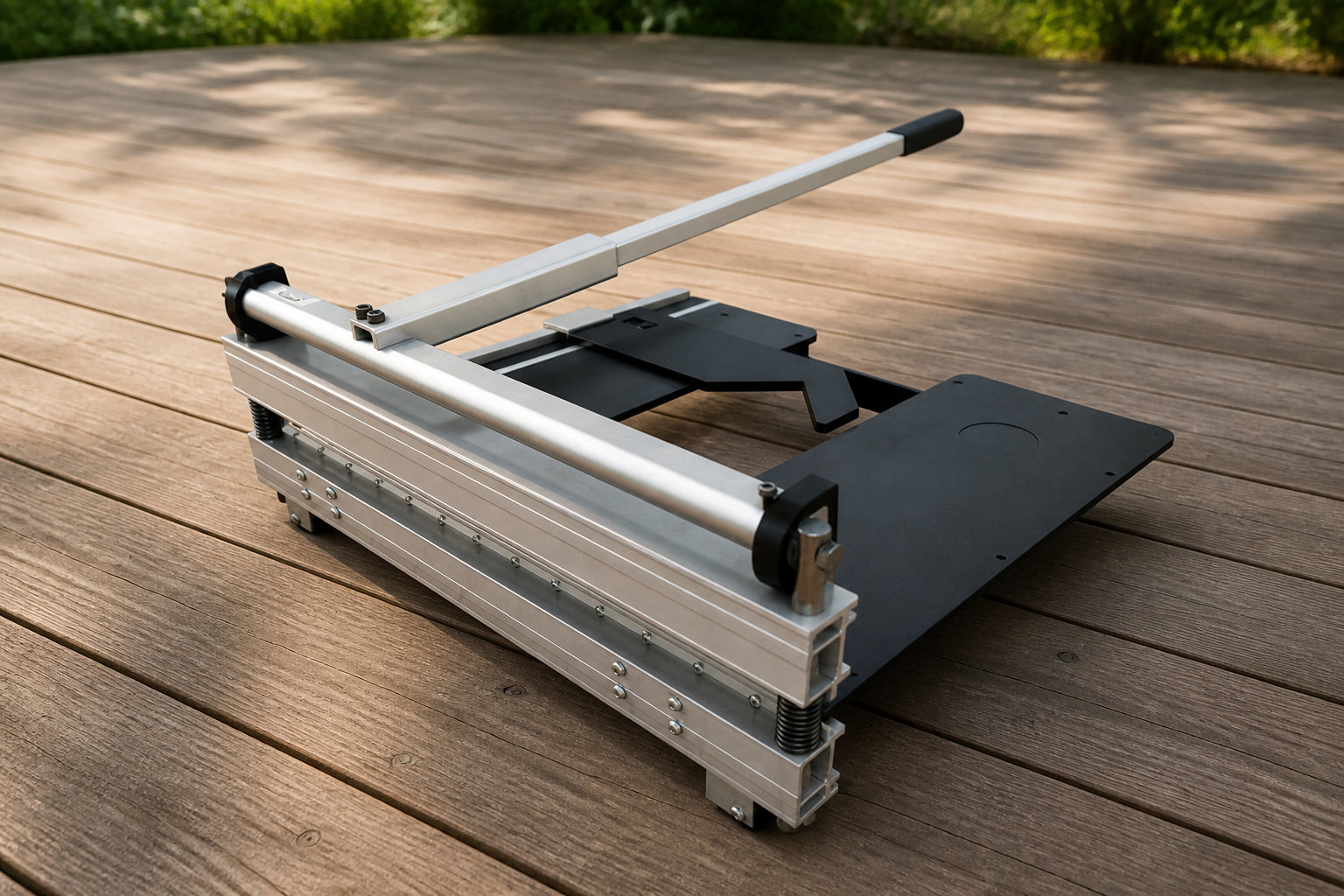 Guillotine professionnelle : coupe précise des revêtements