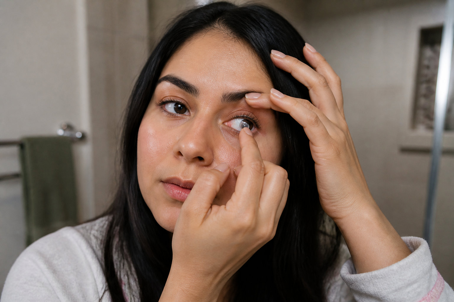 Comment réagir si de l'eau touche vos lentilles de contact ?