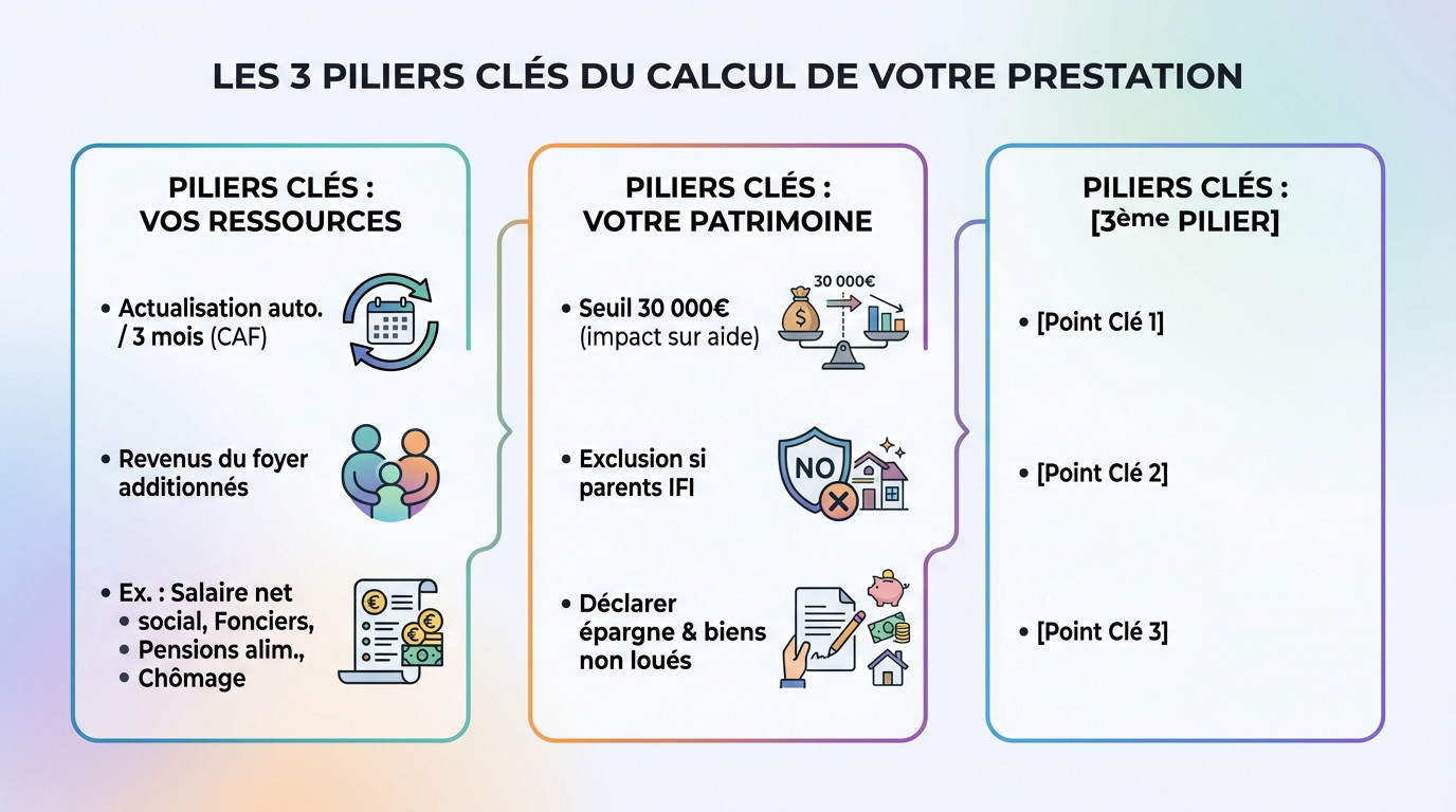 Illustration des critères de calcul pour l'allocation logement en 2026