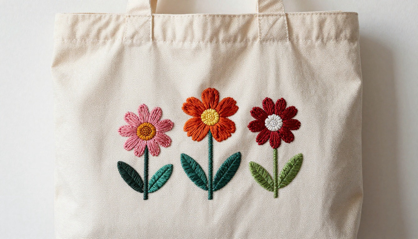 Embroidered Canvas Totes