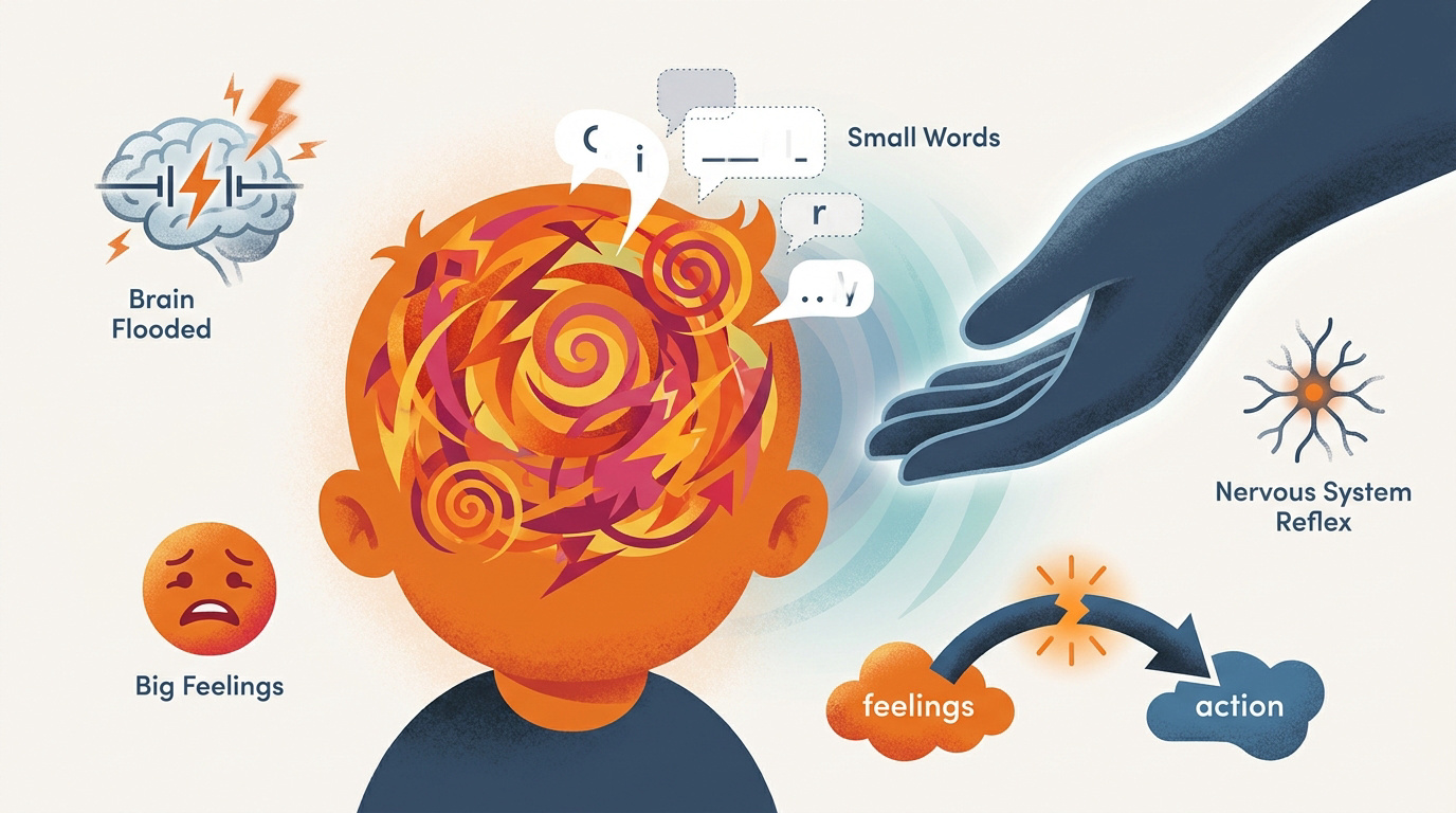 Milo and the Thunder Hands 1 Toddler experiencing big emotions and struggling to find words