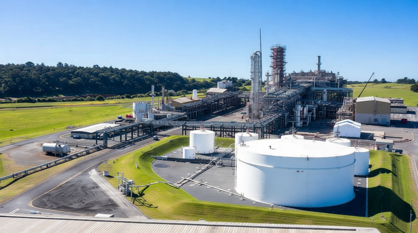 Motunui en Nouvelle-Zélande, entre industrie et racines maories