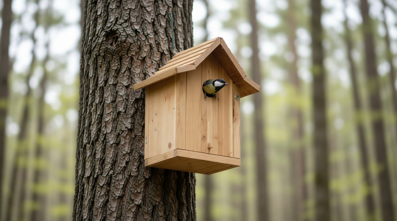Installation stratégique et entretien de votre nichoir fait maison