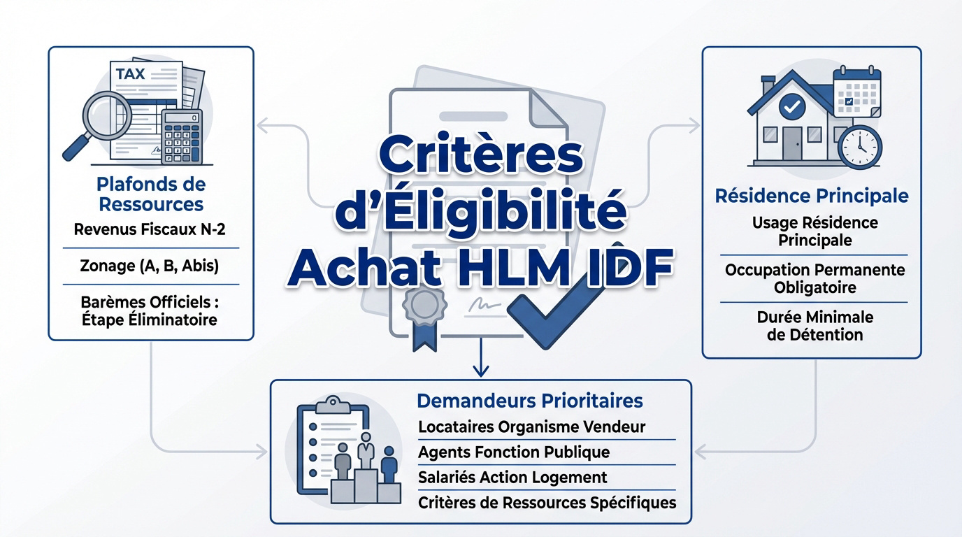 Critères d'éligibilité pour l'achat d'un logement social en Île-de-France
