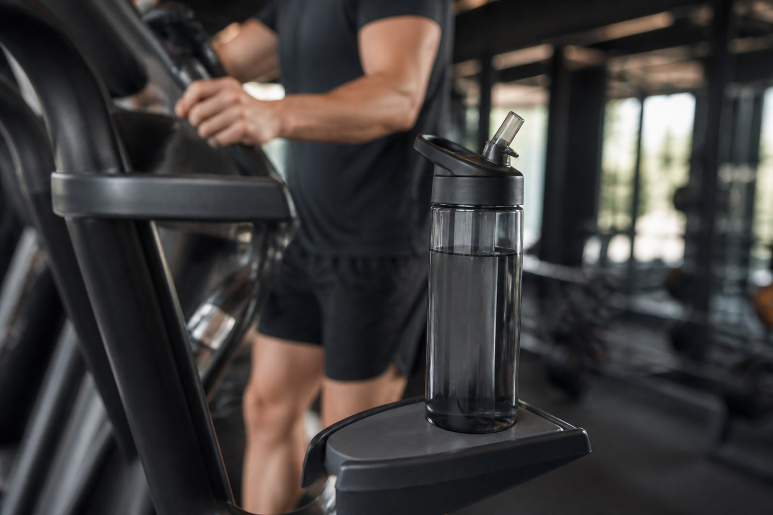 Gourde sport inox - Paille intégrée pratique