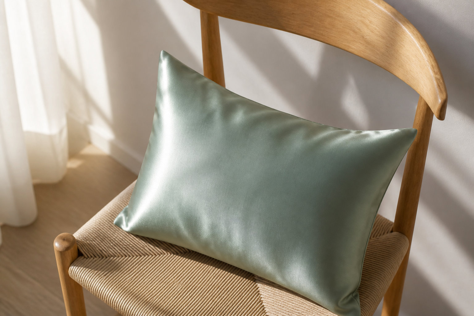 Taie d'oreiller en soie sforsilk pour limiter les frottements