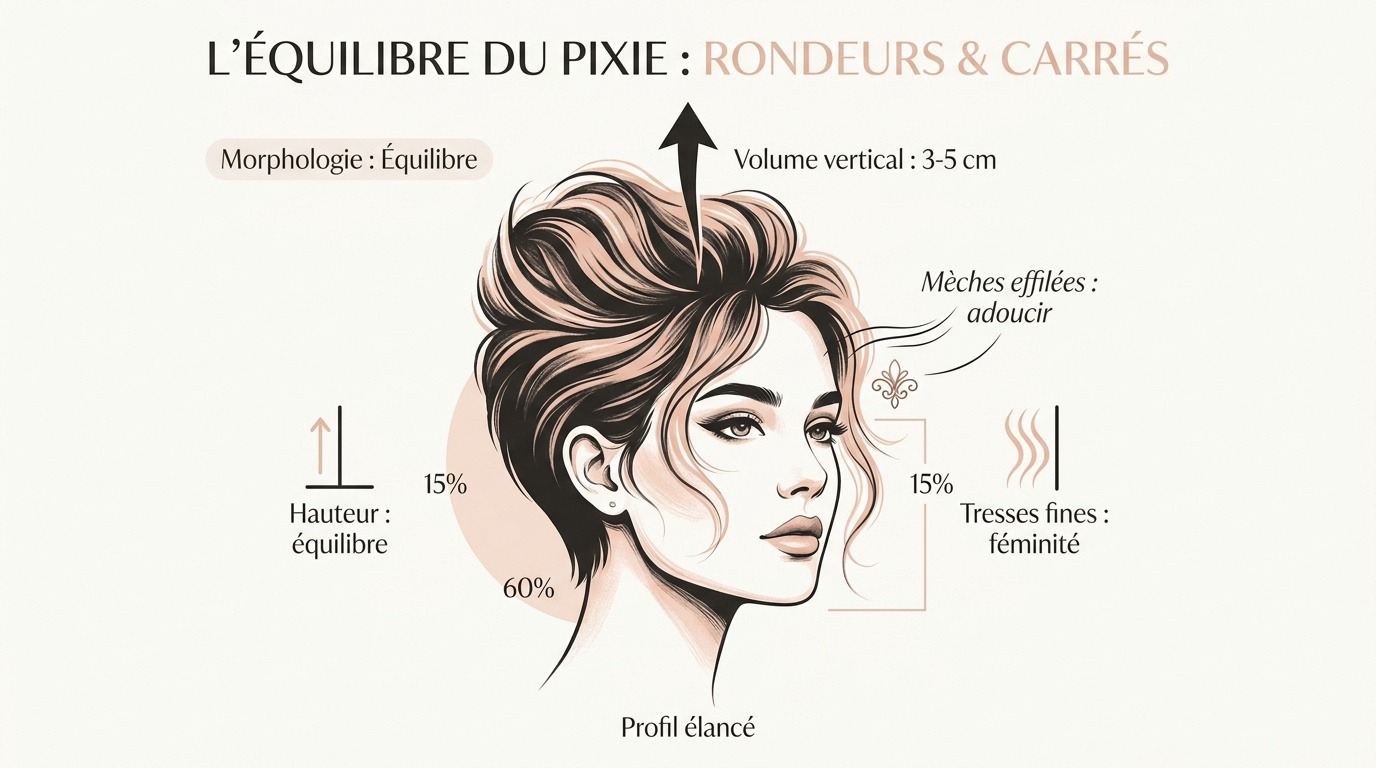 Coupe pixie et équilibre morphologique