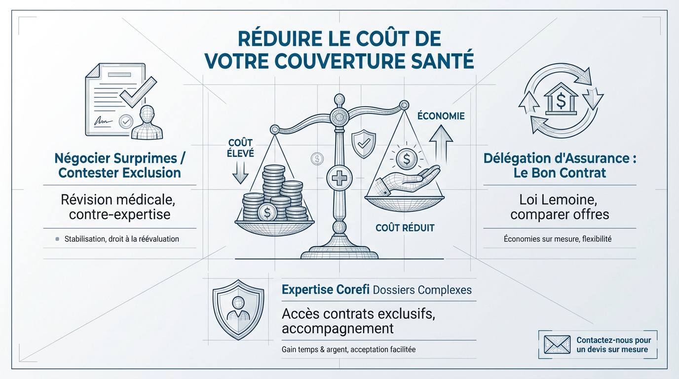 Conseils pour optimiser le coût de son assurance emprunteur avec une pathologie