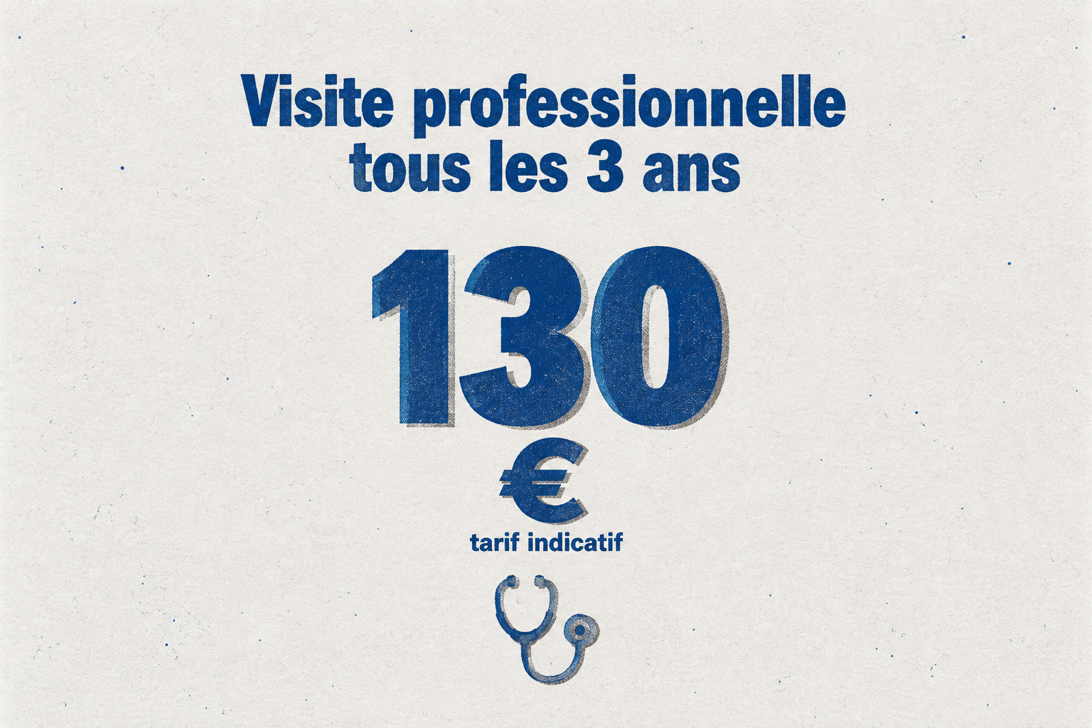 Tarif indicatif d'une visite professionnelle de VMC : 130 euros.