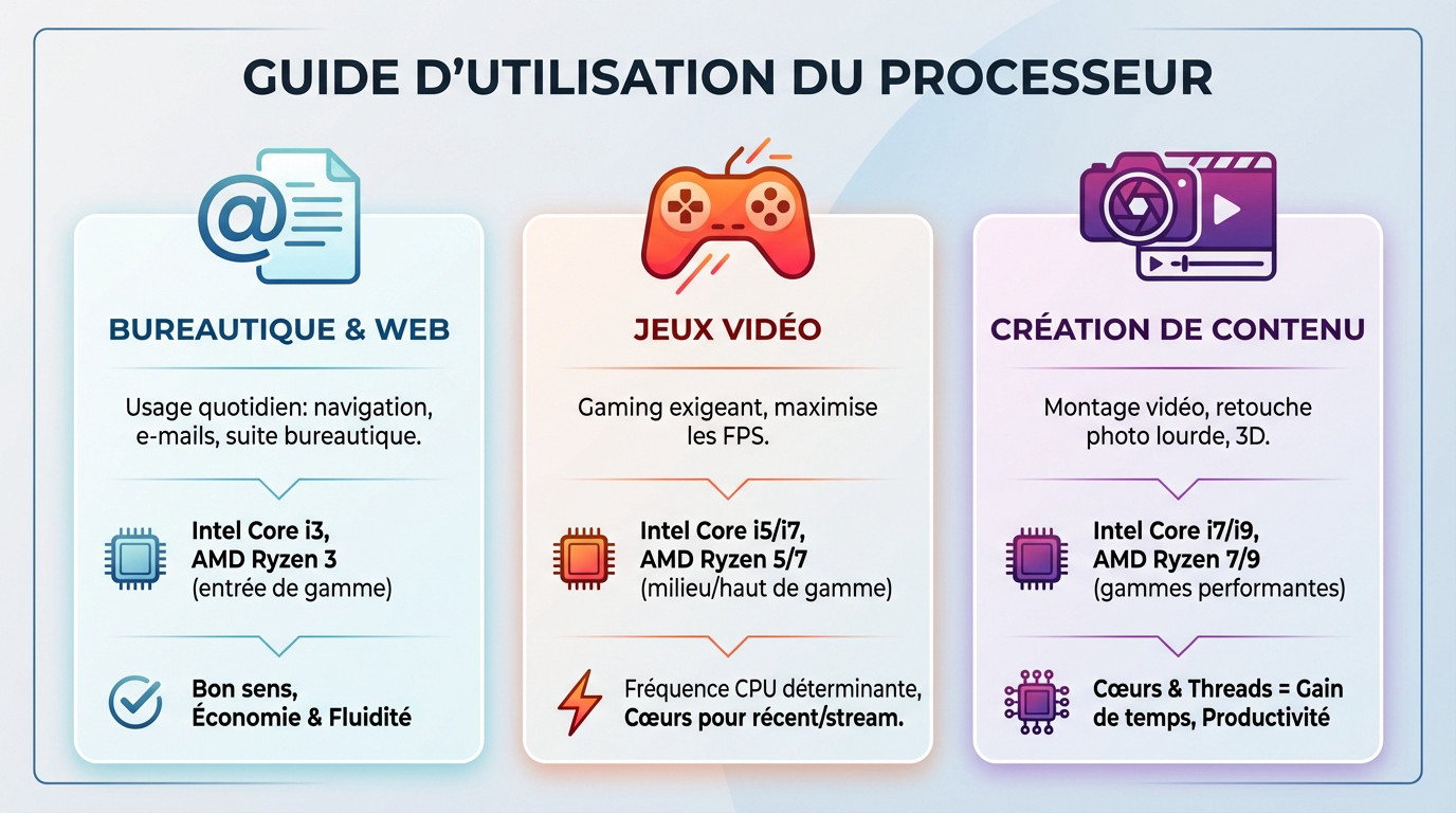 Choisir processeur PC