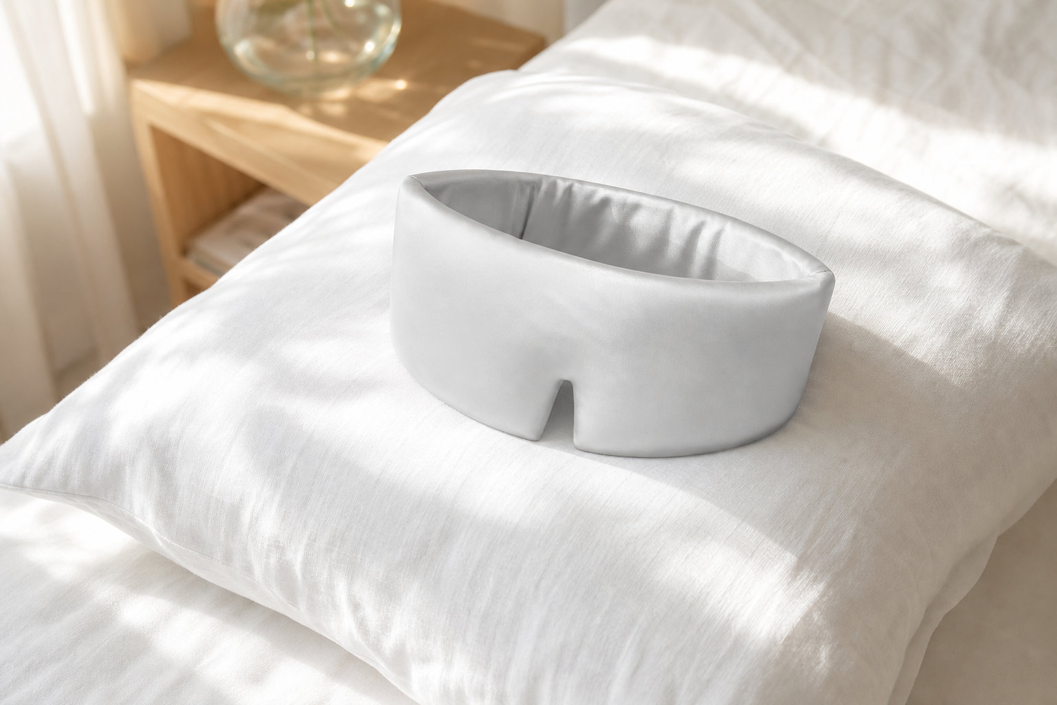 Masque de Sommeil en Soie - Nº01 Matin d’Hiver : pureté et douceur