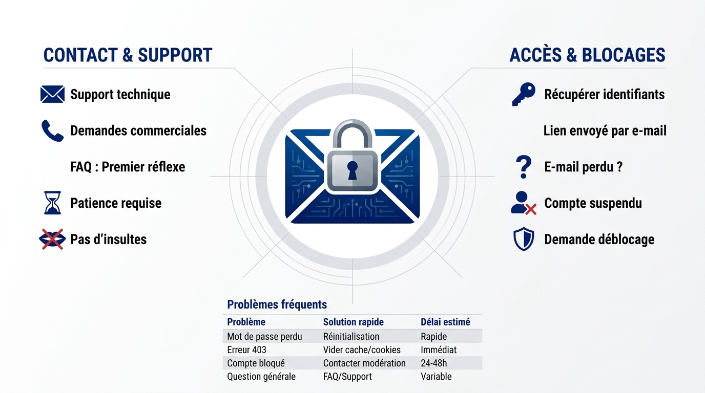 Support technique et sécurité du compte utilisateur sur Wannonce