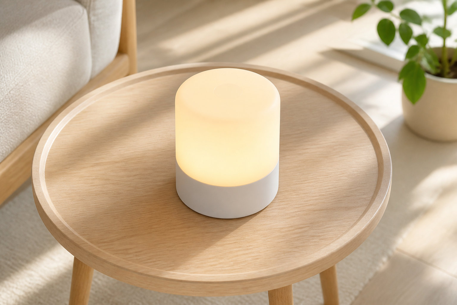Veilleuse bébé rechargeable tactile RGB pour varier les ambiances