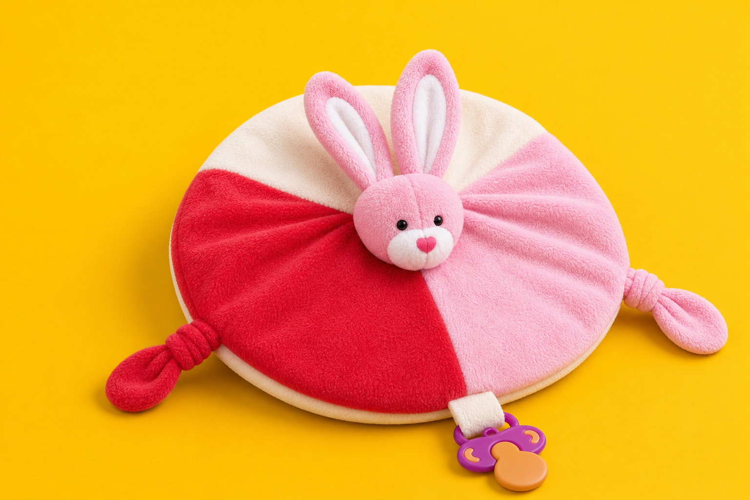 Doudou Lapin Rose : la délicatesse du velours pour ses premiers sourires
