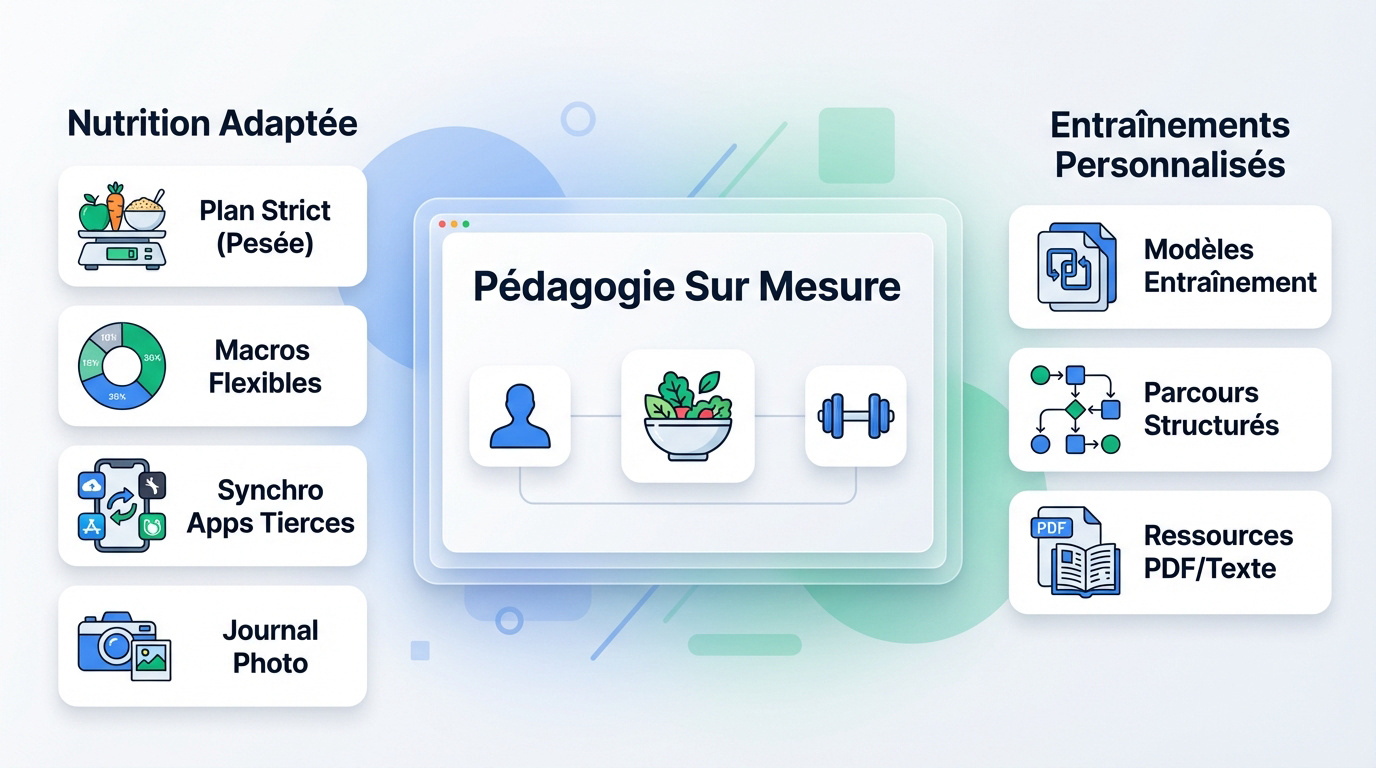 Personnalisation des programmes nutritionnels et sportifs sur application mobile