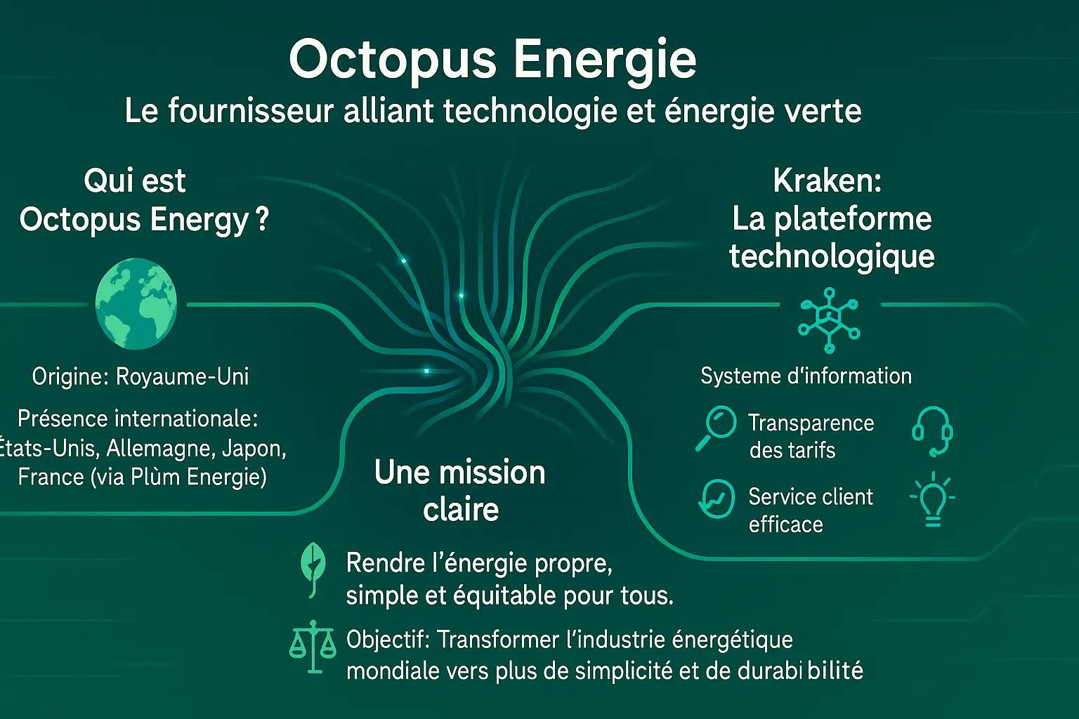 Vue d'ensemble de la plateforme Kraken d'Octopus Energy