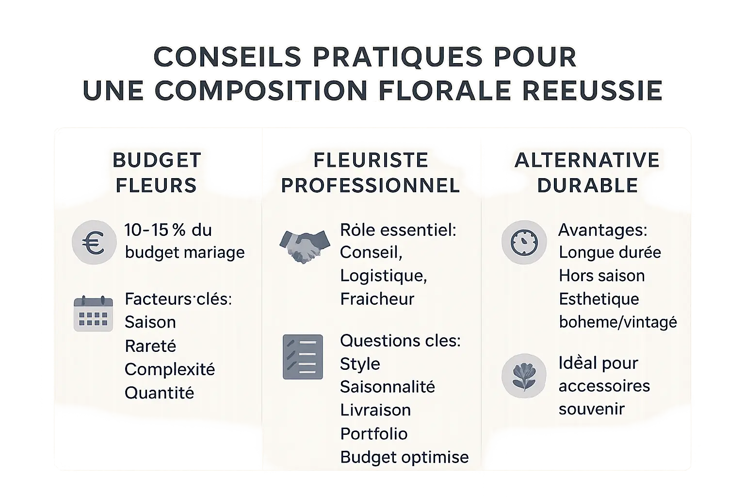 <strong>Conseils pour une composition florale réussie</strong>