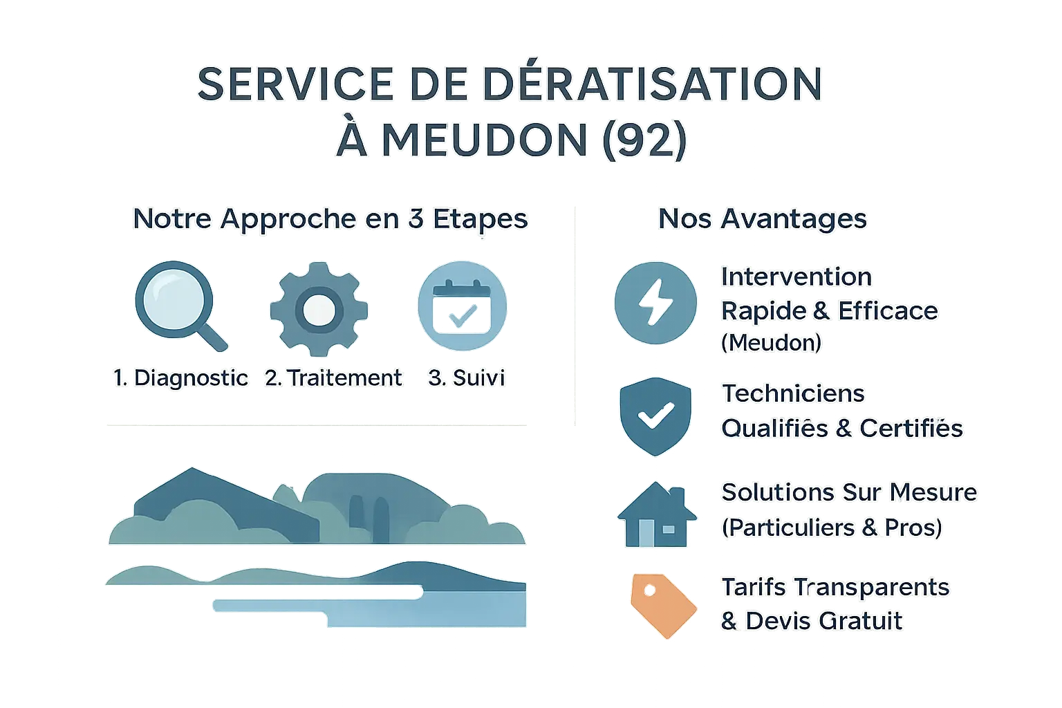 Illustration de dératisation professionnelle à Meudon