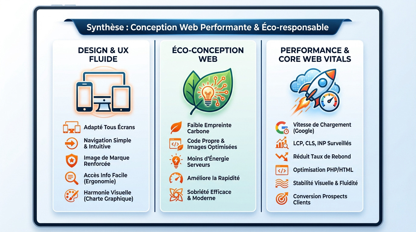 Synthèse conception web performante et éco-responsable