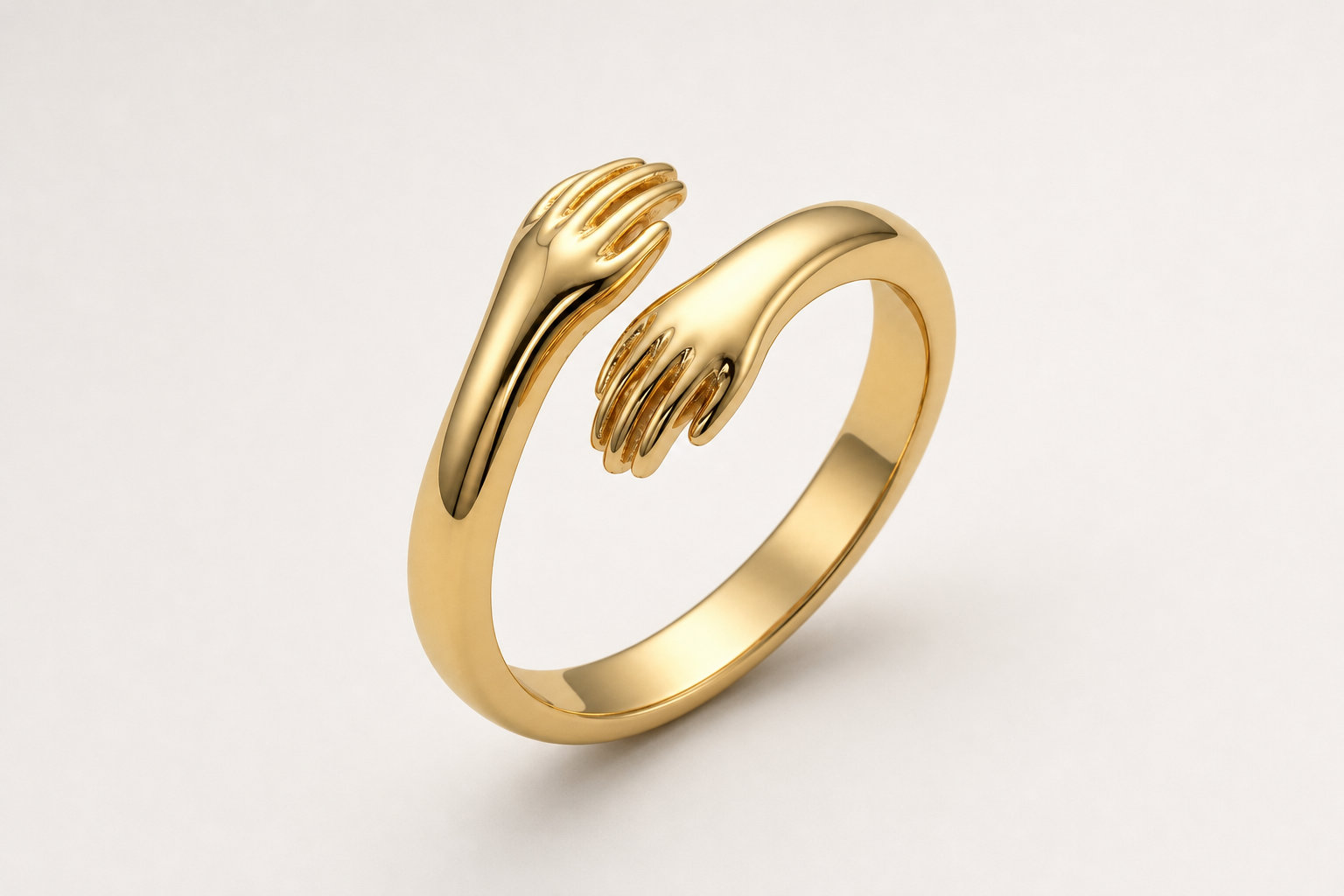 Bague câlin personnalisée - La tendresse d'une étreinte éternelle