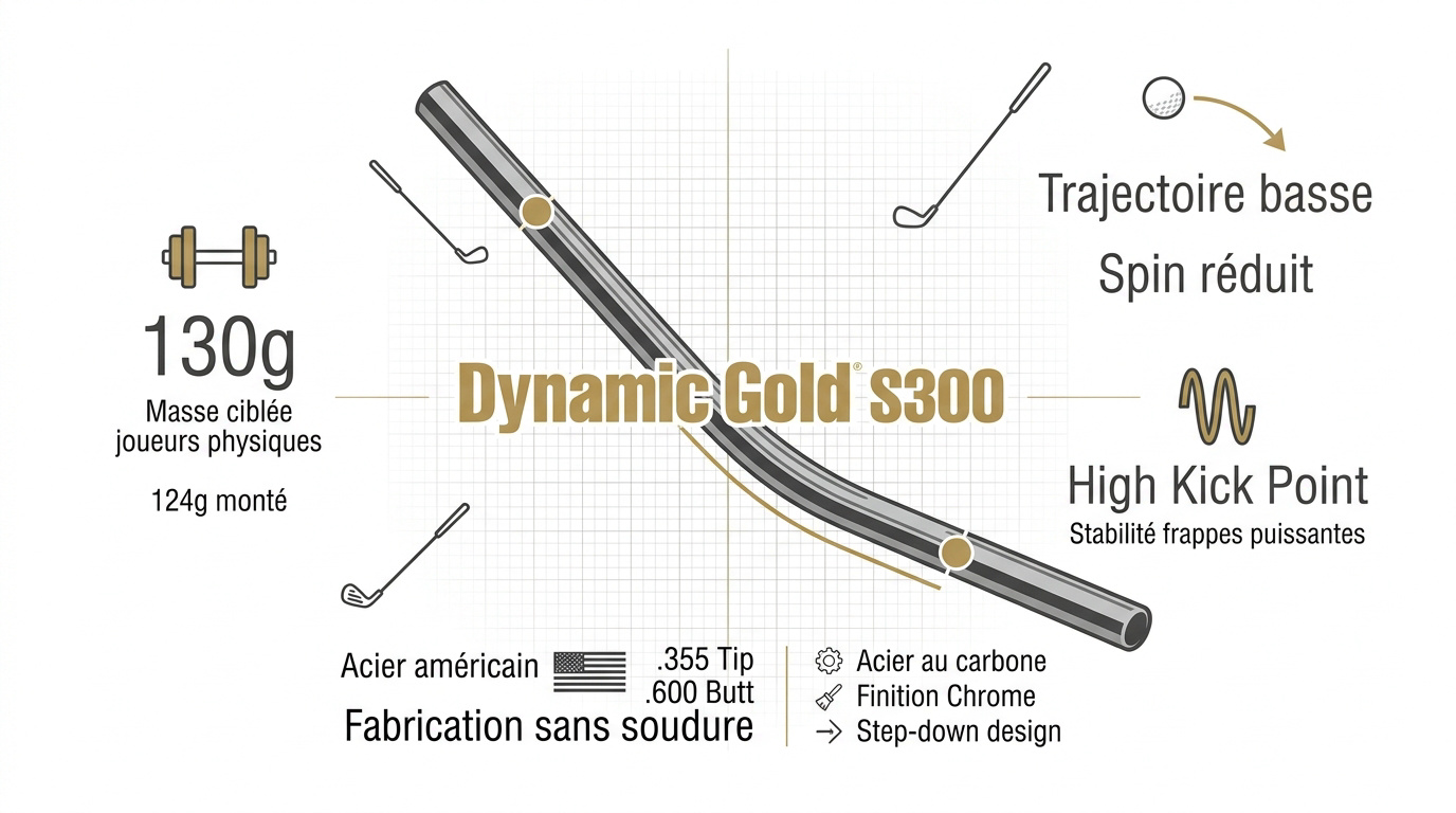 Fiche technique shaft Dynamic Gold S300
